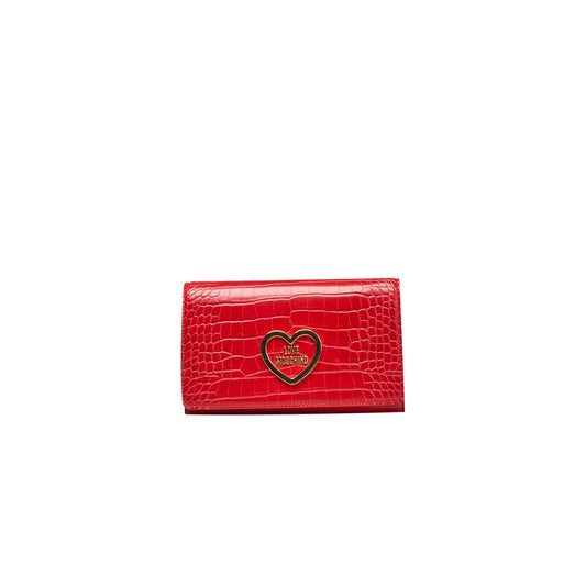 Love Moschino Rote Polyethylen Frauen Crossbody Tasche