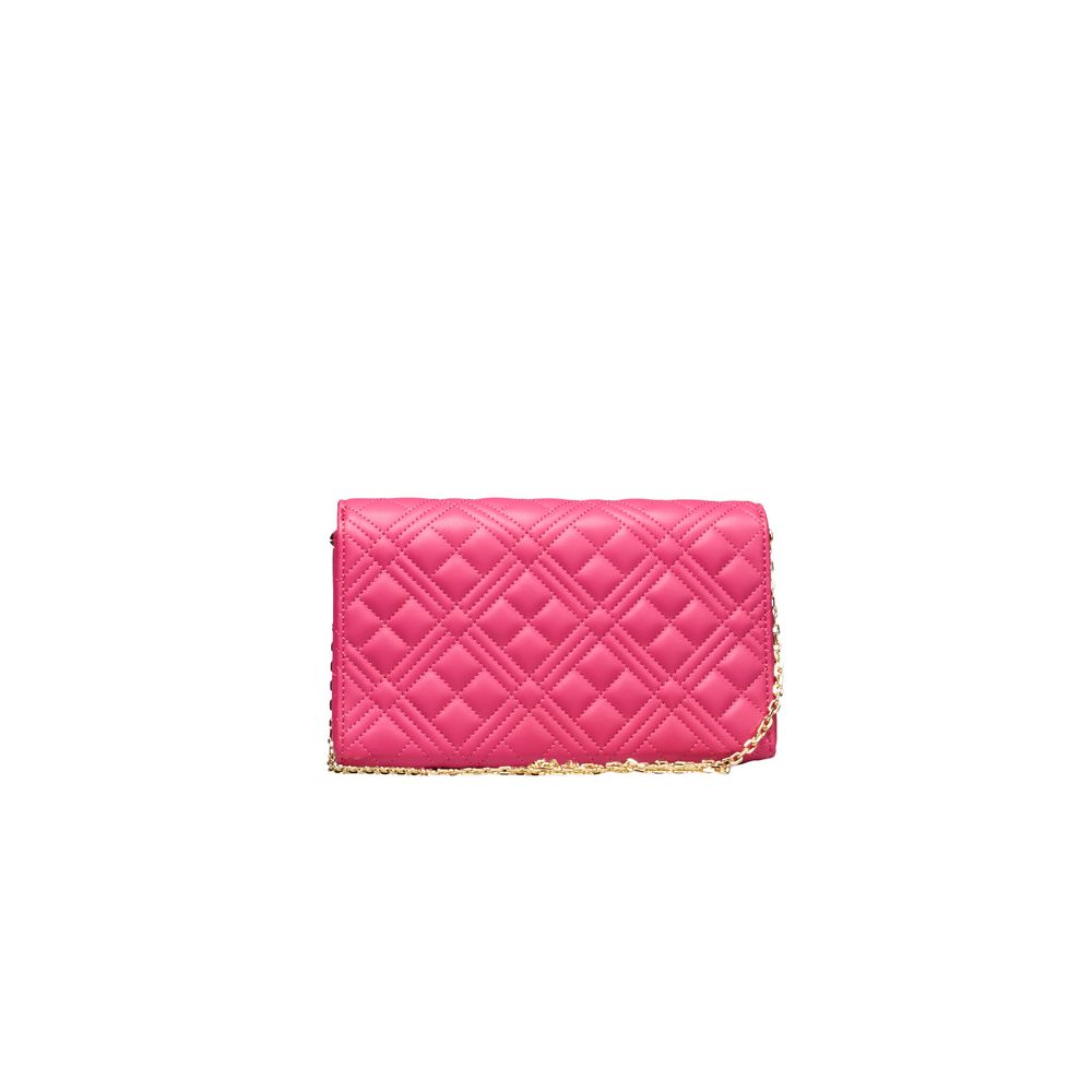 Love Moschino Fuchsia Polyethylen Frauen Crossbody Tasche