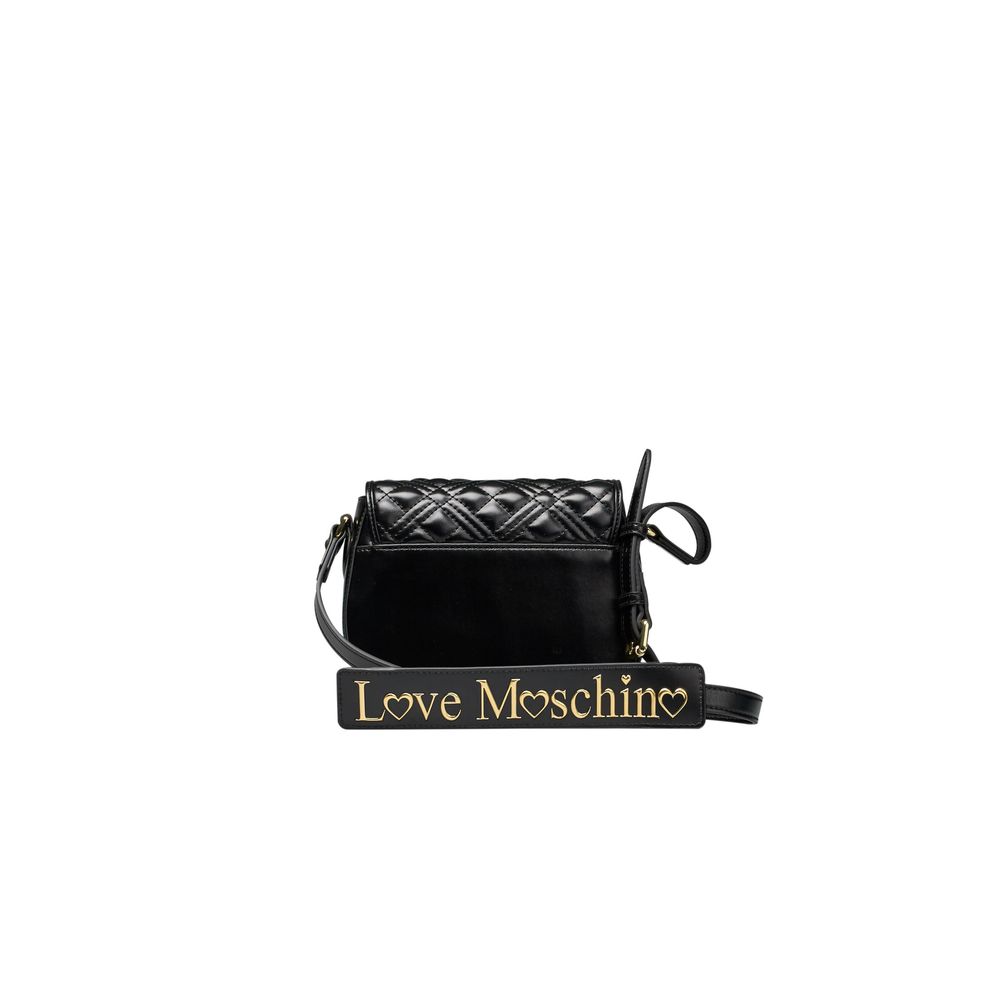 Love Moschino Schwarz Polyethylen Frauen Crossbody Tasche