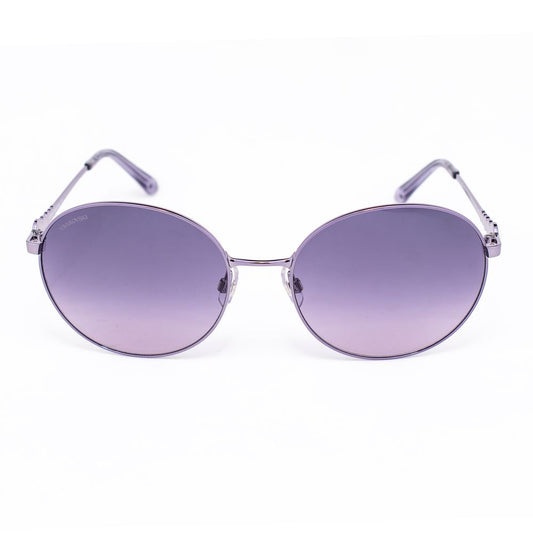 Swarovski Lila Metall-Sonnenbrille