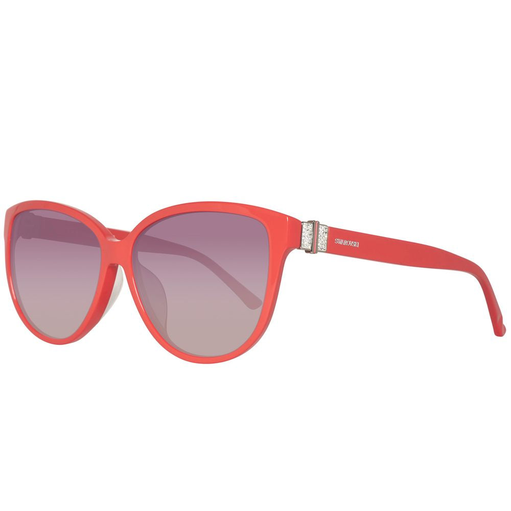 Swarovski Rote Acetat-Sonnenbrille