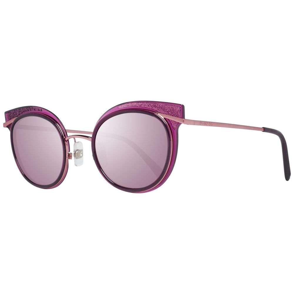 Swarovski Lila Sonnenbrille aus Metall und Kunststoff