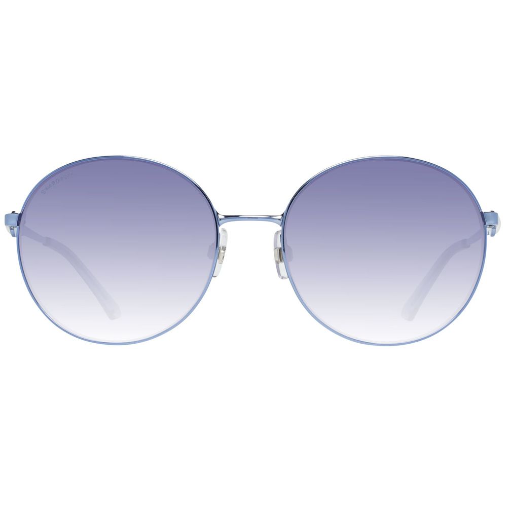 Swarovski Blaue Metall-Sonnenbrille