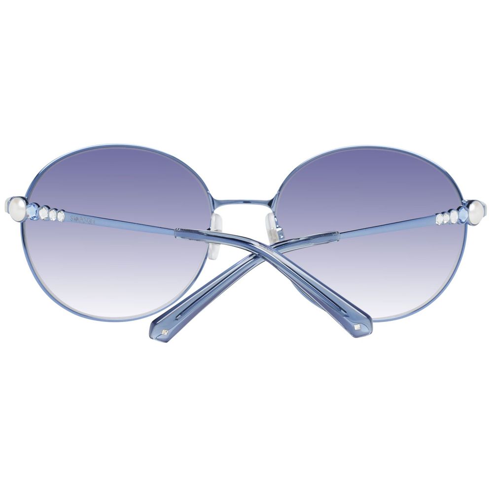 Swarovski Blaue Metall-Sonnenbrille