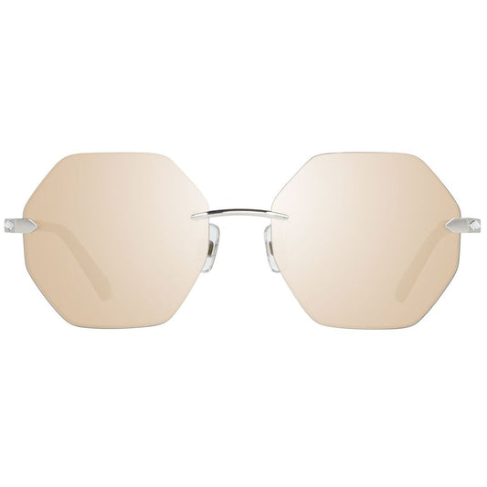 Swarovski Silberne Metall-Sonnenbrille