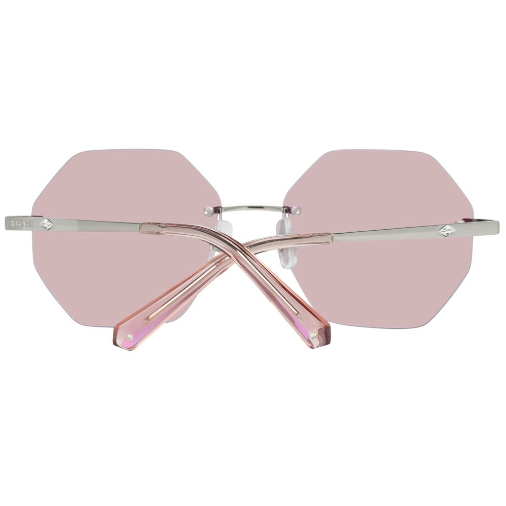 Swarovski Silberne Metall-Sonnenbrille