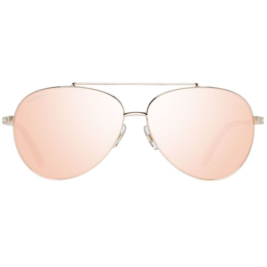 Swarovski Goldene Metall-Sonnenbrille