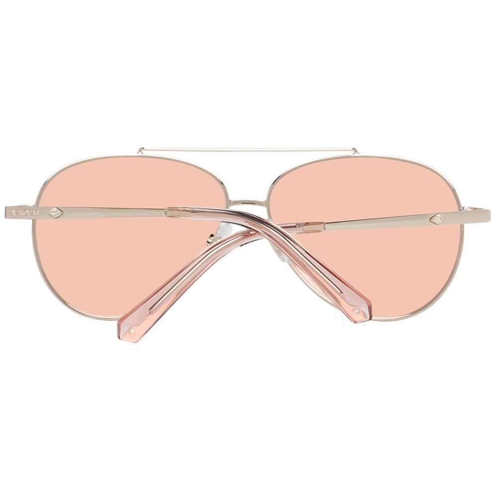 Swarovski Goldene Metall-Sonnenbrille