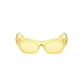 Load image into Gallery viewer, Swarovski Gelbe Plastiksonnenbrille
