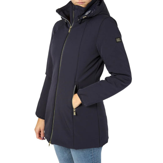 Yes Zee Blaue Polyamid Damen Jacke