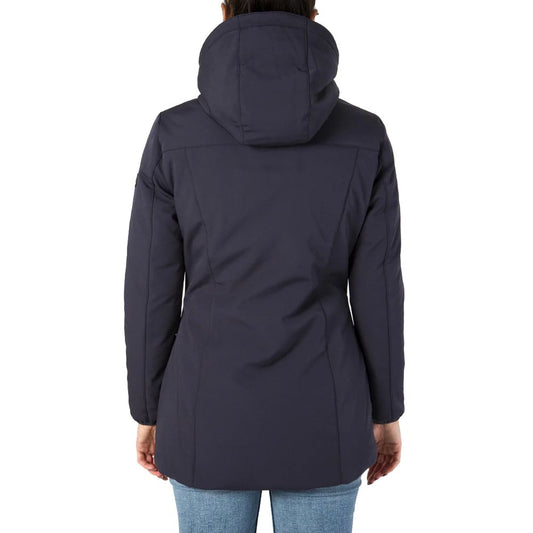 Yes Zee Blaue Polyamid Damen Jacke