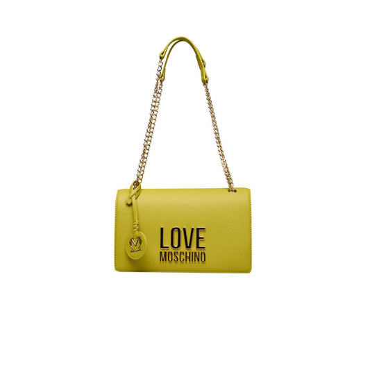 Love Moschino Gelbe Polyethylen Frauen Crossbody Tasche