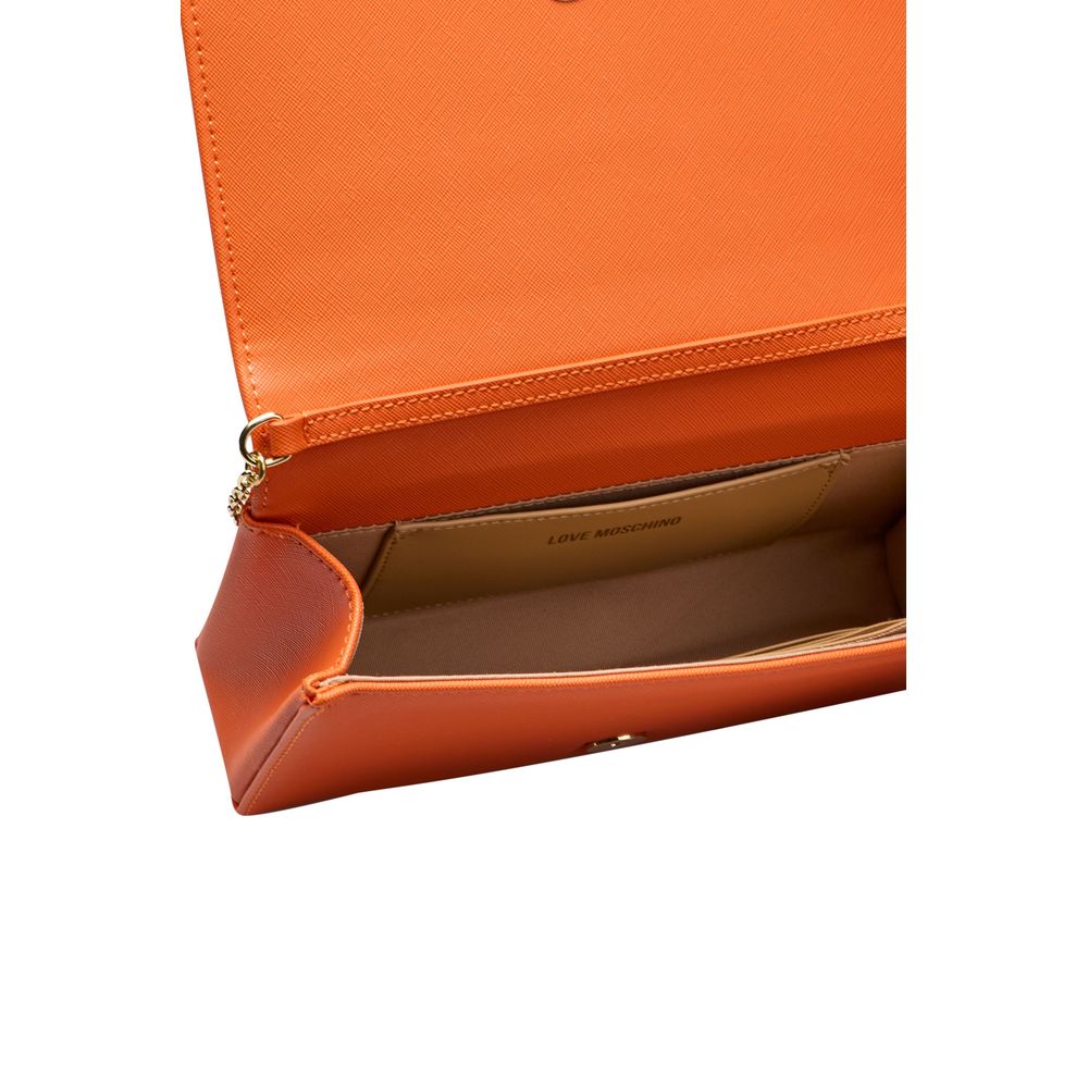 Love Moschino Orange Polyethylen Frauen Crossbody Tasche