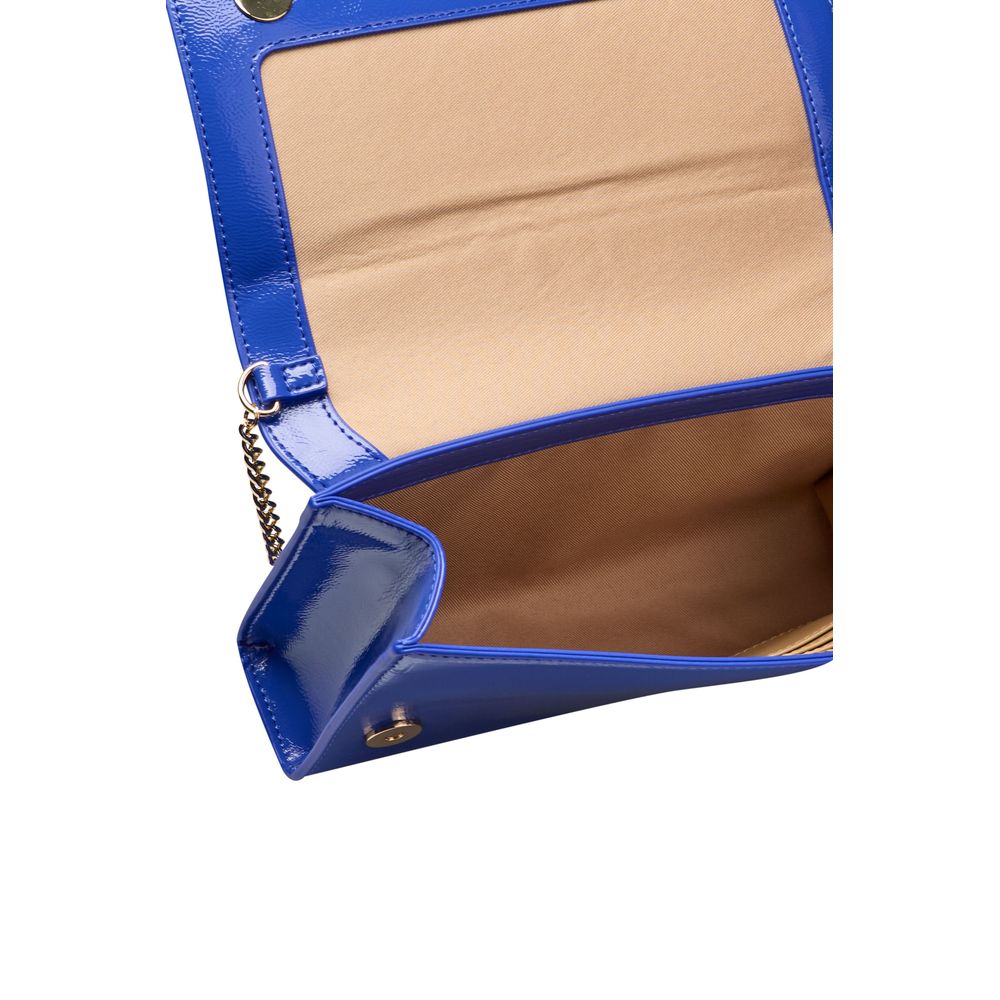 Love Moschino Blau Polyethylen Frauen Crossbody