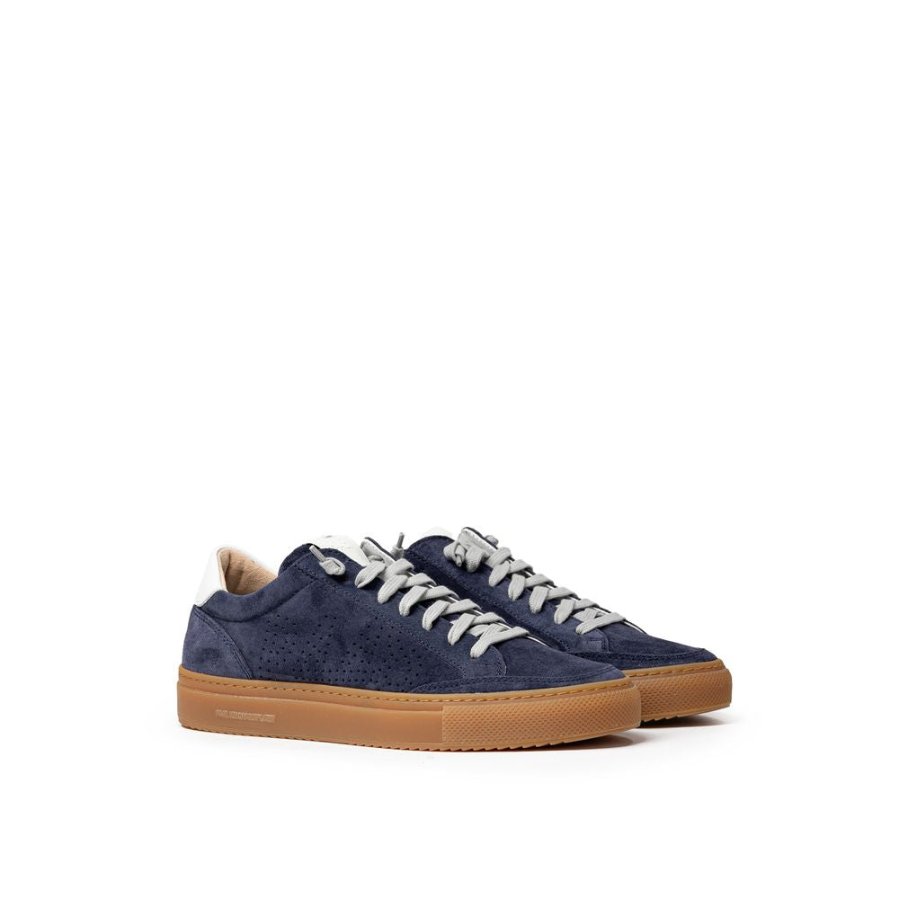 P448 Blaue Leder Sneaker