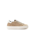 Bild in Galerie-Betrachter laden, P448 Beige Leder Sneaker
