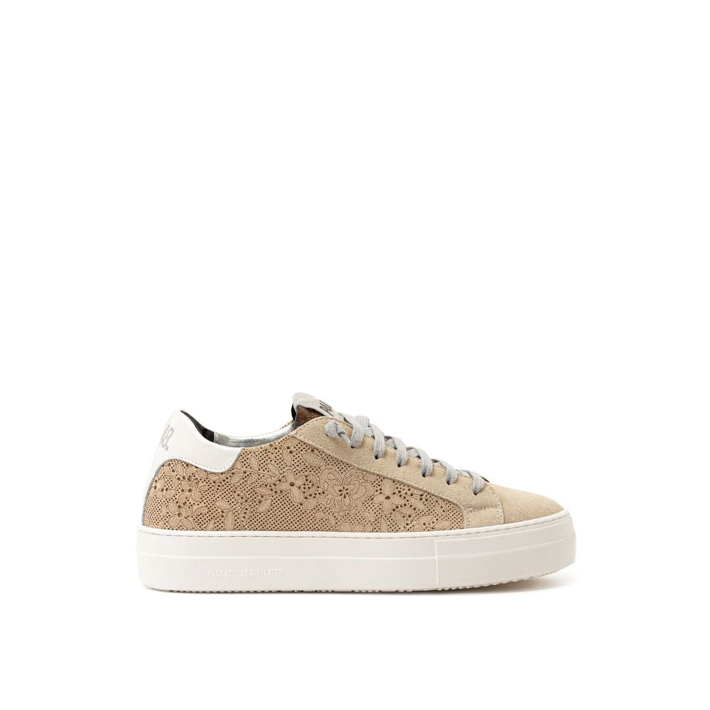 P448 Beige Leder Sneaker