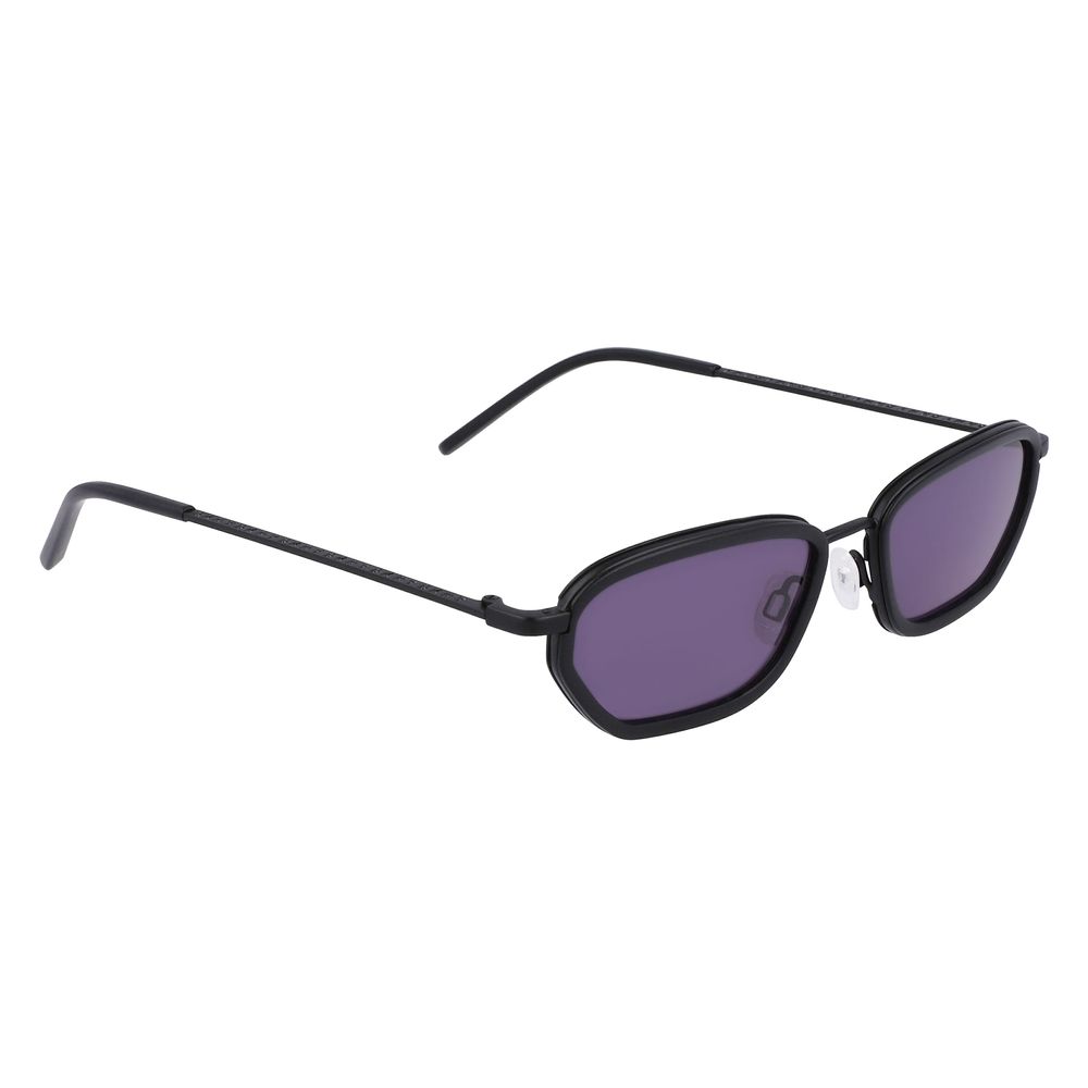 DKNY Schwarze Metall-Sonnenbrille