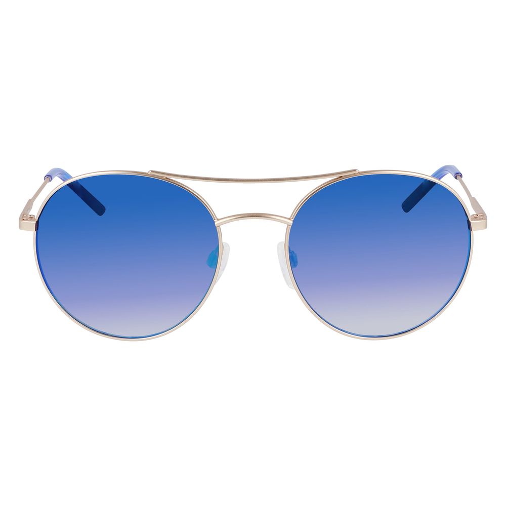 DKNY Goldene Metall-Sonnenbrille