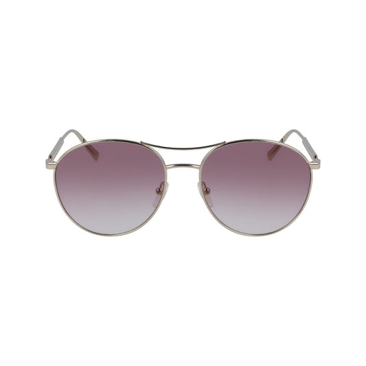 Longchamp Gelbe Metall-Sonnenbrille