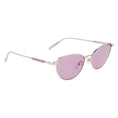 Resmi galeri görüntüleyiciye yükleyin, Longchamp Roségoldene Metall-Sonnenbrille
