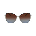 Load image into Gallery viewer, Longchamp Gelbe Metall-Sonnenbrille
