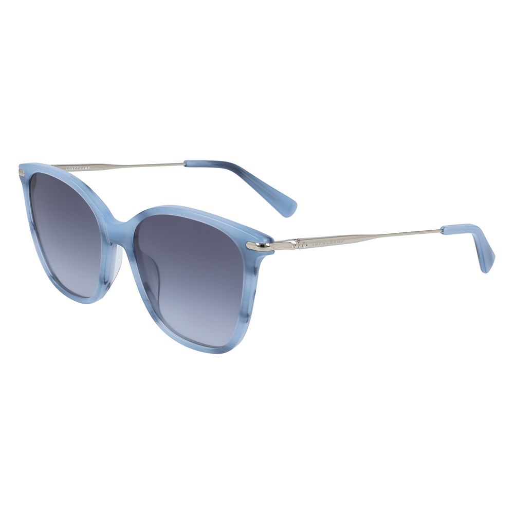 Longchamp Blaue Acetat-Sonnenbrille