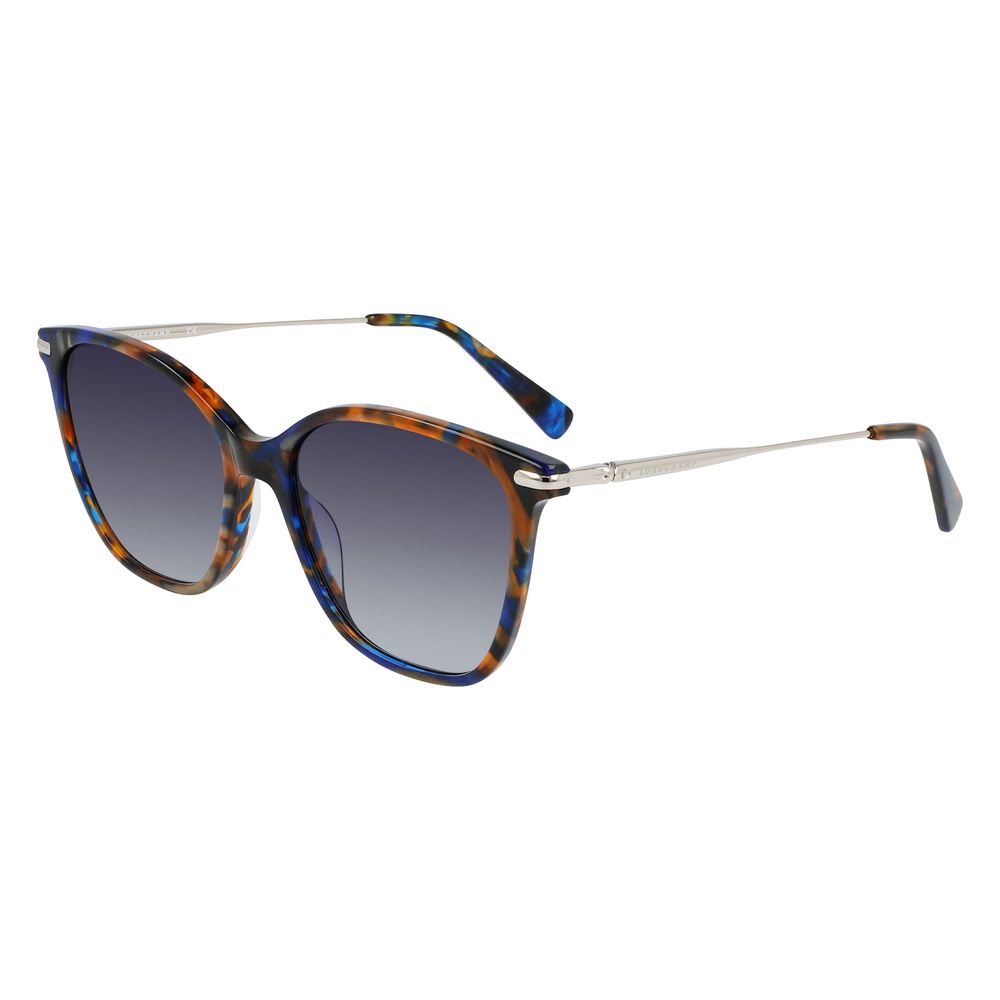 Longchamp Blaue Acetat-Sonnenbrille