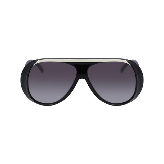 Longchamp Schwarze Plastiksonnenbrille