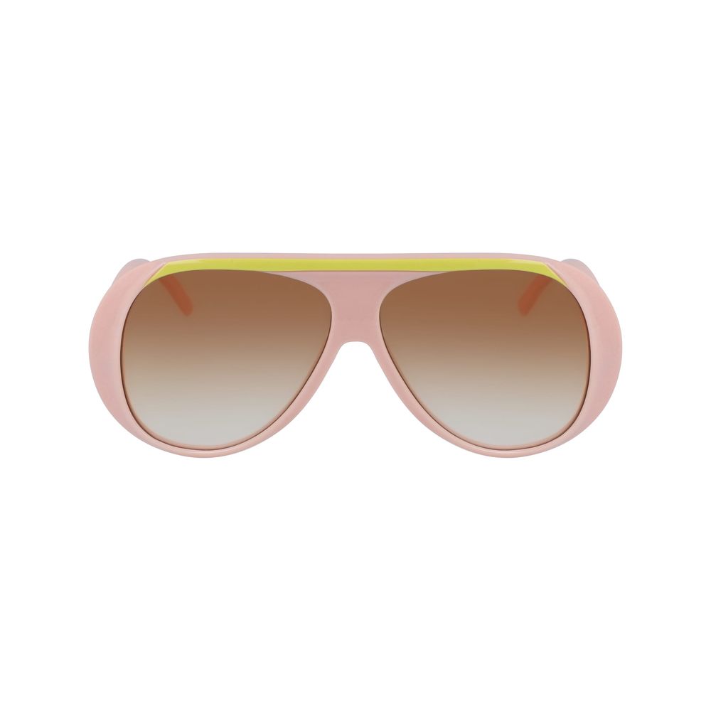 Longchamp Rosa Plastik-Sonnenbrille