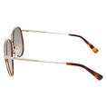 Load image into Gallery viewer, Longchamp Goldene Metall-Sonnenbrille
