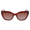 Resmi galeri görüntüleyiciye yükleyin, Longchamp Rot gespritzte Sonnenbrille
