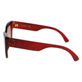 Resmi galeri görüntüleyiciye yükleyin, Longchamp Rot gespritzte Sonnenbrille
