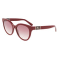 Resmi galeri görüntüleyiciye yükleyin, Longchamp Rote Acetat-Sonnenbrille
