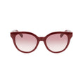 Resmi galeri görüntüleyiciye yükleyin, Longchamp Rote Acetat-Sonnenbrille
