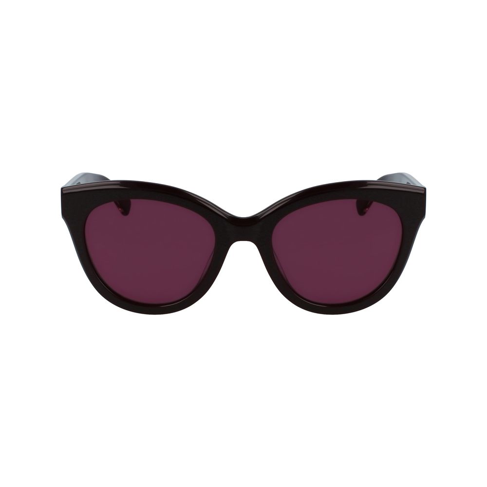 Longchamp Lila Acetat-Sonnenbrille