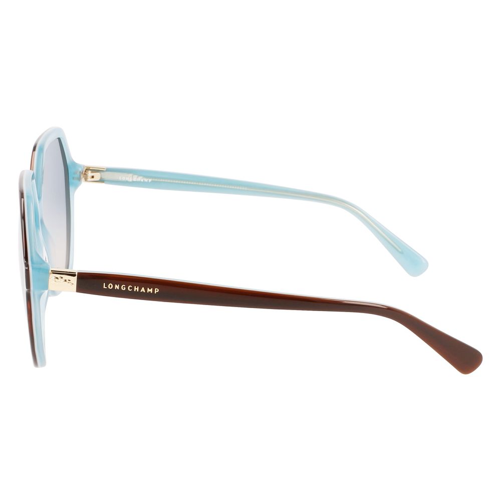 Longchamp Braune Acetat-Sonnenbrille