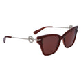 Load image into Gallery viewer, Longchamp Braune Acetat-Sonnenbrille
