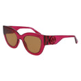 Load image into Gallery viewer, Longchamp Lila gespritzte Sonnenbrille
