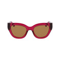 Load image into Gallery viewer, Longchamp Lila gespritzte Sonnenbrille
