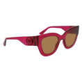 Load image into Gallery viewer, Longchamp Lila gespritzte Sonnenbrille
