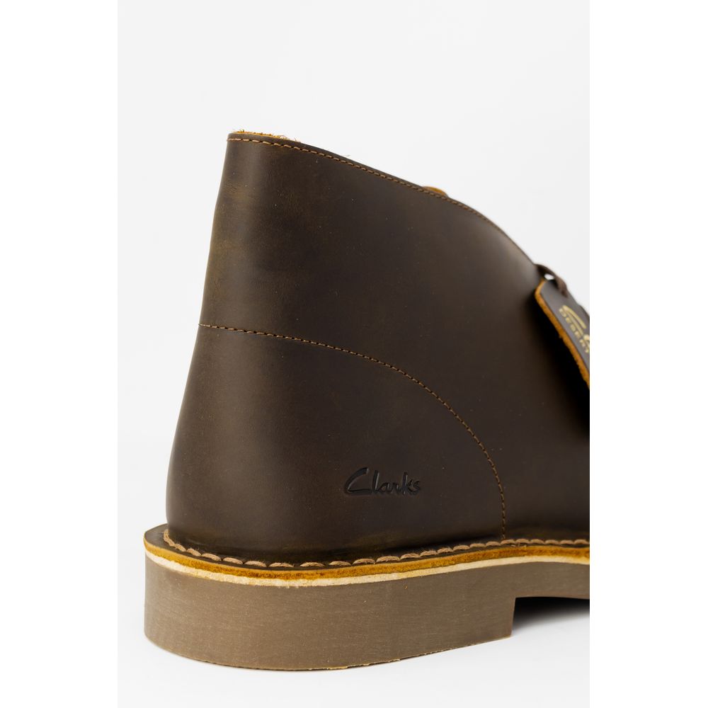 Clarks Brauner Lederstiefel