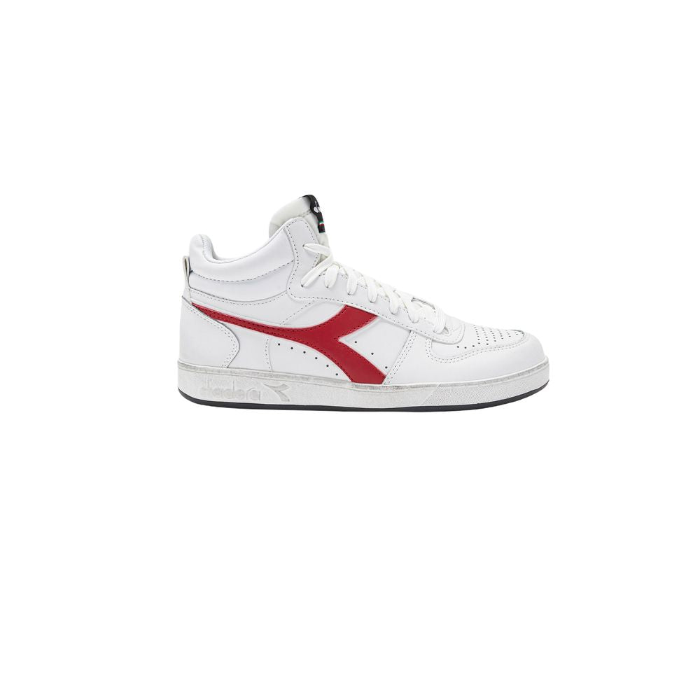 Diadora Rote Leder-Sneaker