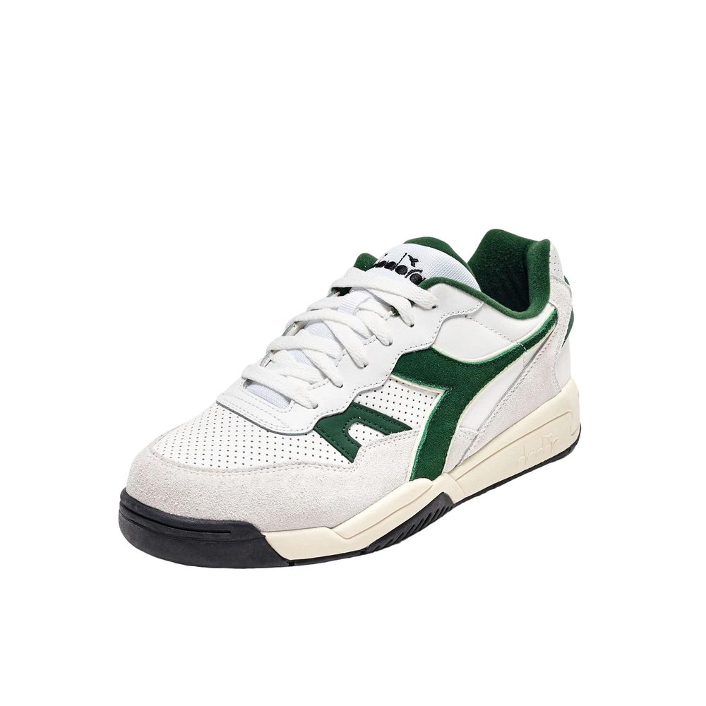 Diadora Grüner Sneaker aus Kunstleder