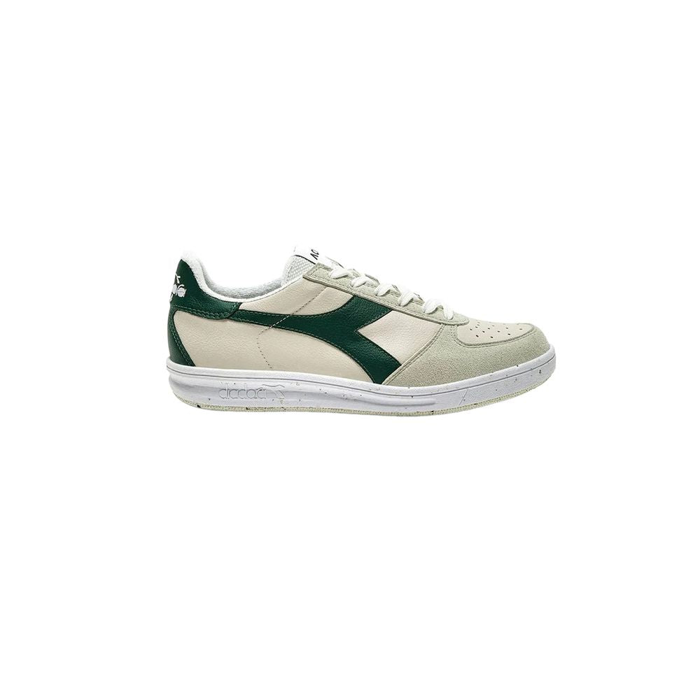 Diadora Grüner Leder-Sneaker