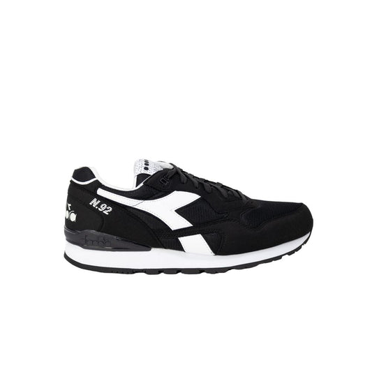 Diadora Schwarzer Stoffsneaker