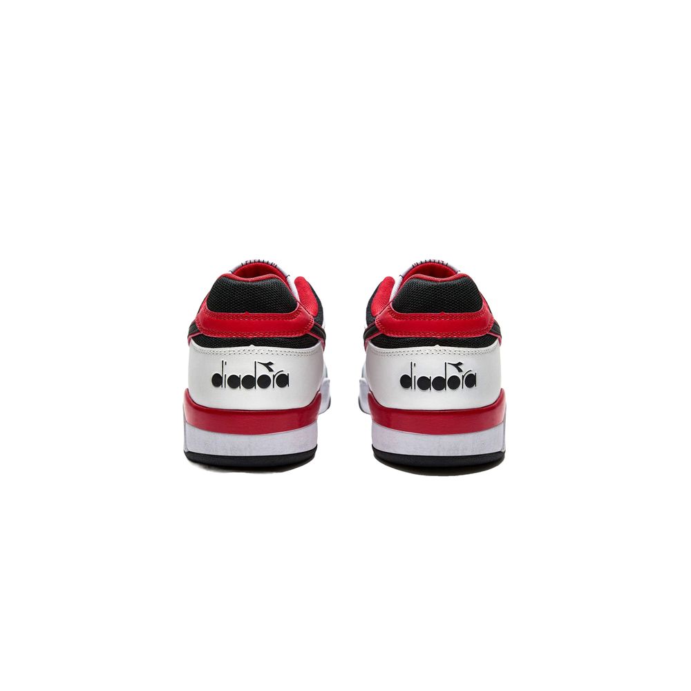 Diadora Rote Leder-Sneaker