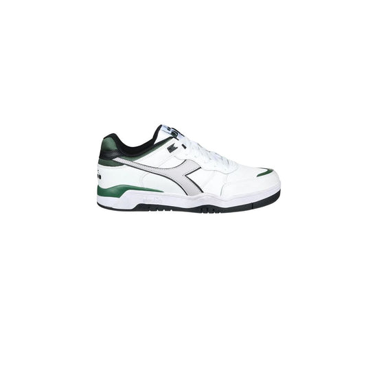 Diadora Grüner Leder-Sneaker