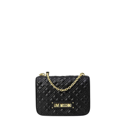 Love Moschino Schwarze Polyethylen-Handtasche