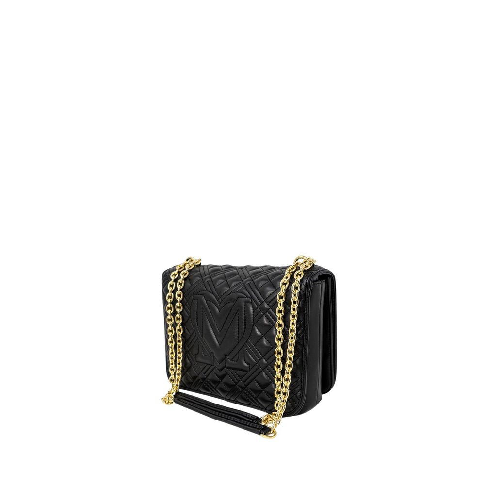 Love Moschino Schwarze Polyethylen-Handtasche